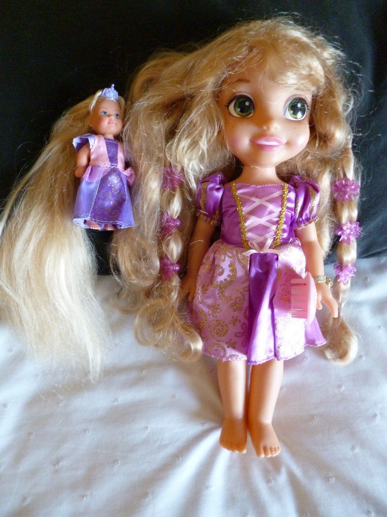 light up rapunzel doll